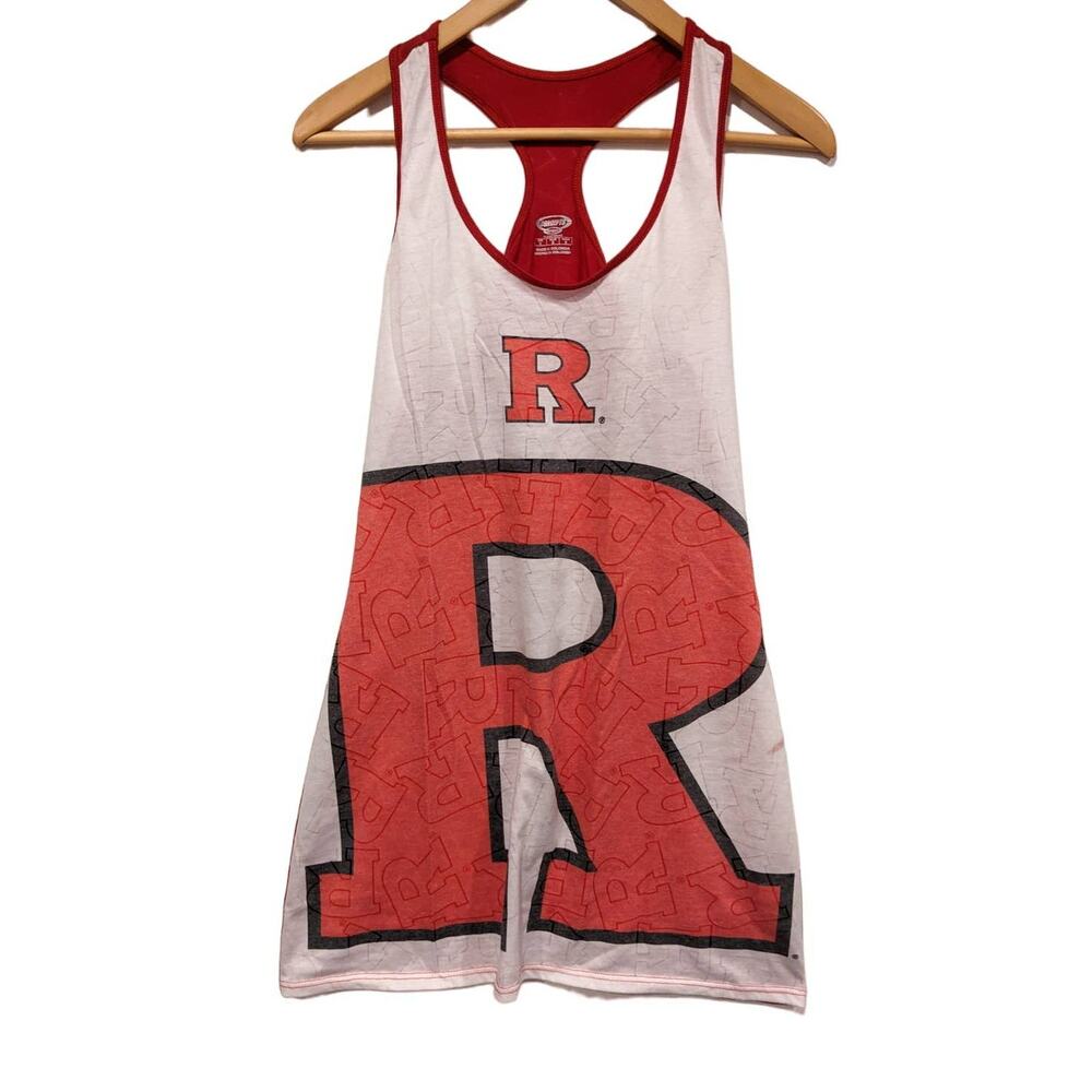 Rutgers University R‎ Racerback Shirt Dress Scarlet Knights Football Tailgate